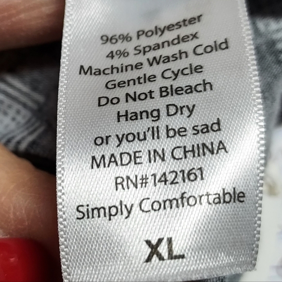 Lularoe XL Randy raglan sleeve baseball Top (18-20) - Picture 3 of 14